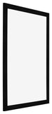 Photo Frame 20x28cm Black Silver Polished MDF Pisa Front Oblique | Yourdecoration.com