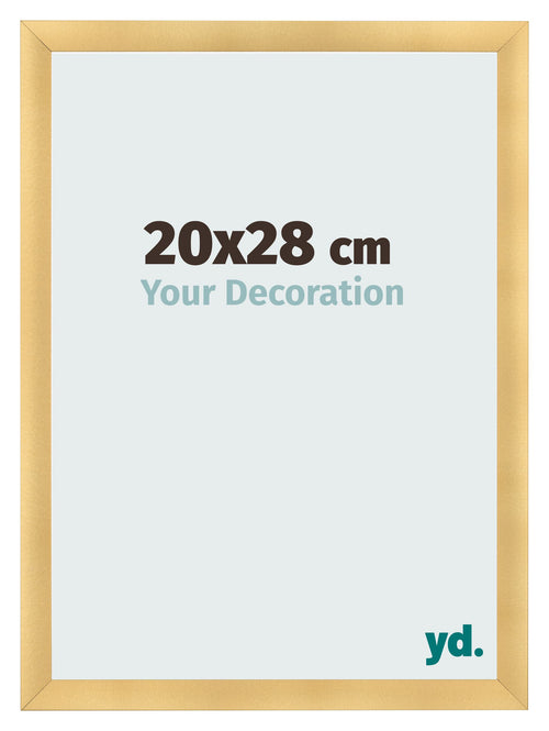 Photo Frame 20x28cm Gold Vintage MDF Pisa Front Size | Yourdecoration.com