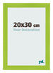 Photo Frame 20x30cm Green MDF Pisa Front Size | Yourdecoration.com
