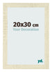 Photo Frame 20x30cm Sonoma Oak MDF Pisa Front Size | Yourdecoration.com