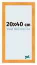 Photo Frame 20x40cm Orange MDF Pisa Front Size | Yourdecoration.com