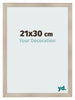 Photo Frame 21x30cm Oak Rustic MDF Pisa Front Size | Yourdecoration.com