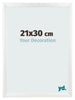 Photo Frame 21x30cm White Vintage MDF Pisa Front Size | Yourdecoration.com