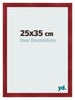 Photo Frame 25x35cm Wine Red Swept MDF Pisa Front Size | Yourdecoration.com