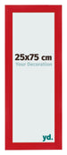 Photo Frame 25x75cm Red MDF Pisa Front Size | Yourdecoration.com