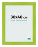 Photo Frame 30x40cm Green MDF Pisa Front Size | Yourdecoration.com