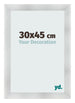 Photo Frame 30x45cm Aluminum Brushed MDF Pisa Front Size | Yourdecoration.com
