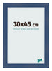 Photo Frame 30x45cm Dark Blue Swept MDF Pisa Front Size | Yourdecoration.com