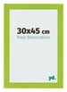 Photo Frame 30x45cm Green MDF Pisa Front Size | Yourdecoration.com