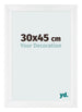 Photo Frame 30x45cm White Vintage MDF Pisa Front Size | Yourdecoration.com