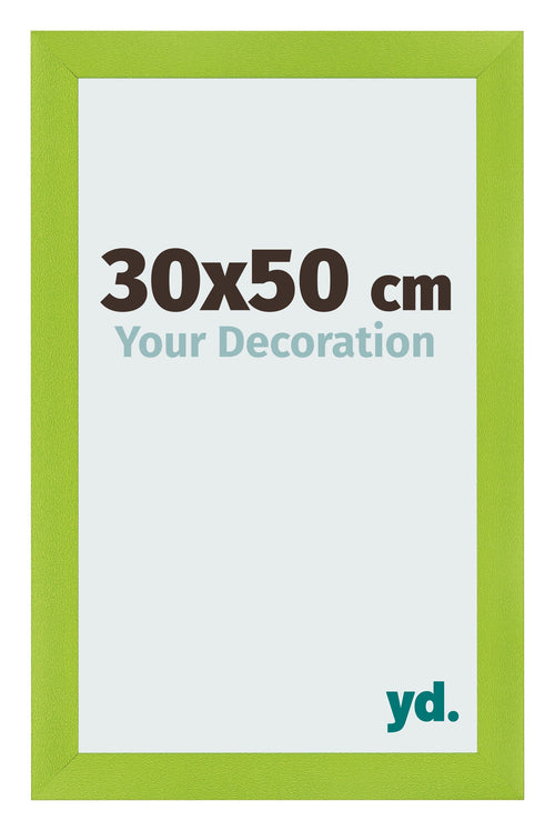 Photo Frame 30x50cm Green MDF Pisa Front Size | Yourdecoration.com