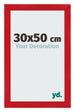 Photo Frame 30x50cm Red MDF Pisa Front Size | Yourdecoration.com