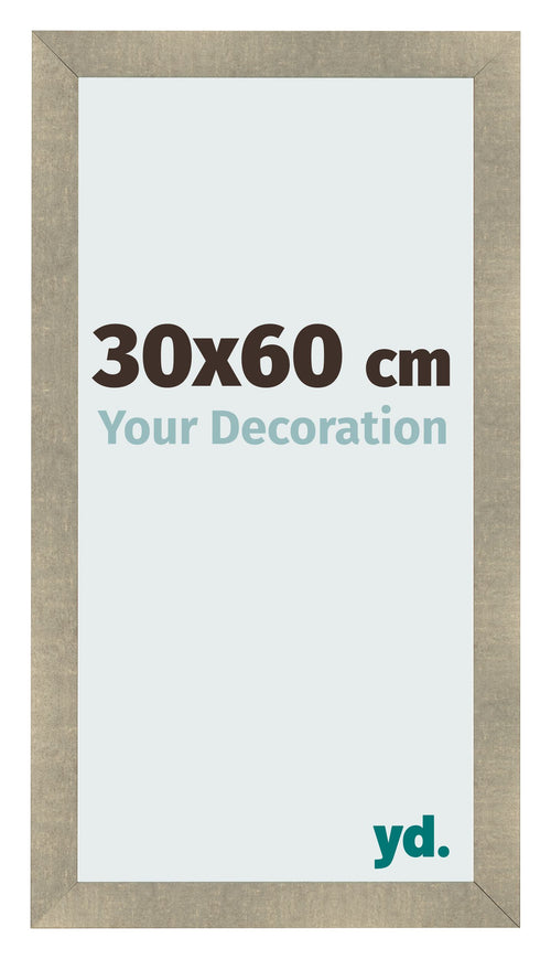 Photo Frame 30x60cm Gold Vintage MDF Pisa Front Size | Yourdecoration.com