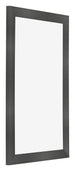 Photo Frame 33x48cm Black Silver Polished MDF Pisa Front Oblique | Yourdecoration.com