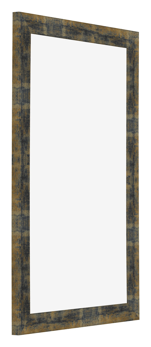 Photo Frame 33x48cm Blue Gold Melange MDF Pisa Front Oblique | Yourdecoration.com
