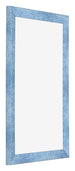 Photo Frame 33x48cm Clear Blue Swept MDF Pisa Front Oblique | Yourdecoration.com