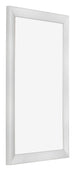 Photo Frame 33x48cm Silver Black Swept MDF Pisa Front Oblique | Yourdecoration.com