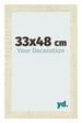 Photo Frame 33x48cm Sonoma Oak MDF Pisa Front Size | Yourdecoration.com