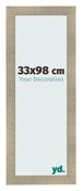 Photo Frame 33x98cm Gold Vintage MDF Pisa Front Size | Yourdecoration.com