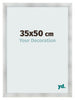 Photo Frame 35x50cm Aluminum Brushed MDF Pisa Front Size | Yourdecoration.com