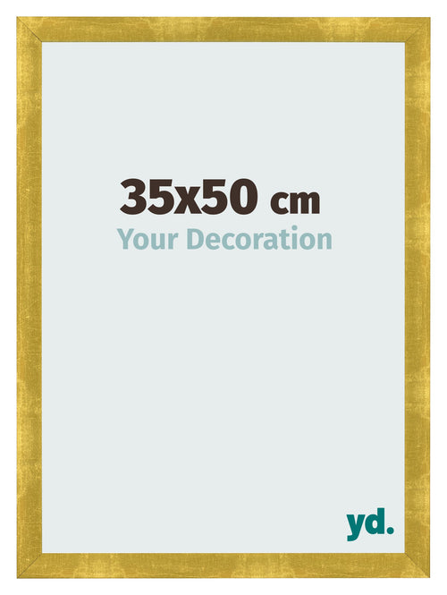 Photo Frame 35x50cm Gold Vintage MDF Pisa Front Size | Yourdecoration.com