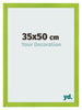 Photo Frame 35x50cm Green MDF Pisa Front Size | Yourdecoration.com