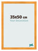Photo Frame 35x50cm Orange MDF Pisa Front Size | Yourdecoration.com