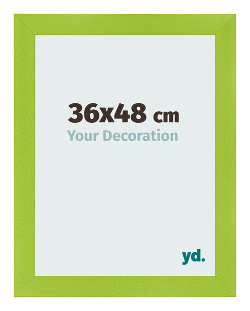 Photo Frame 36x48cm Green MDF Pisa Front Size | Yourdecoration.com