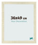 Photo Frame 36x49cm Sonoma Oak MDF Pisa Front Size | Yourdecoration.com