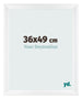 Photo Frame 36x49cm White Vintage MDF Pisa Front Size | Yourdecoration.com