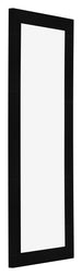 Photo Frame 37 5x98cm Black Silver Polished MDF Pisa Front Oblique | Yourdecoration.com