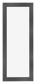 Photo Frame 37 5x98cm Black Silver Polished MDF Pisa Front | Yourdecoration.com