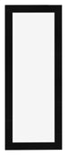 Photo Frame 37 5x98cm Black Silver Polished MDF Pisa Front | Yourdecoration.com