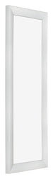 Photo Frame 37 5x98cm Silver Black Swept MDF Pisa Front Oblique | Yourdecoration.com