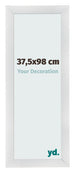 Photo Frame 37 5x98cm Silver Black Swept MDF Pisa Front Size | Yourdecoration.com