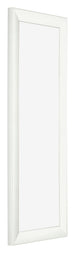 Photo Frame 37 5x98cm White Vintage MDF Pisa Front Oblique | Yourdecoration.com