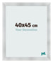 Photo Frame 40x45cm Aluminum Brushed MDF Pisa Front Size | Yourdecoration.com