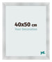Photo Frame 40x50cm Aluminum Brushed MDF Pisa Front Size | Yourdecoration.com