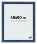 Photo Frame 40x50cm Dark Blue Swept MDF Pisa Front Size | Yourdecoration.com