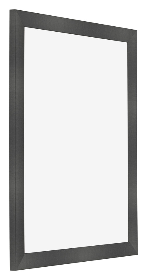 Photo Frame 40x55cm Black Silver Polished MDF Pisa Front Oblique | Yourdecoration.com