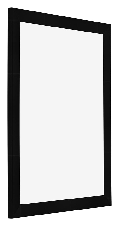 Photo Frame 40x55cm Black Silver Polished MDF Pisa Front Oblique | Yourdecoration.com