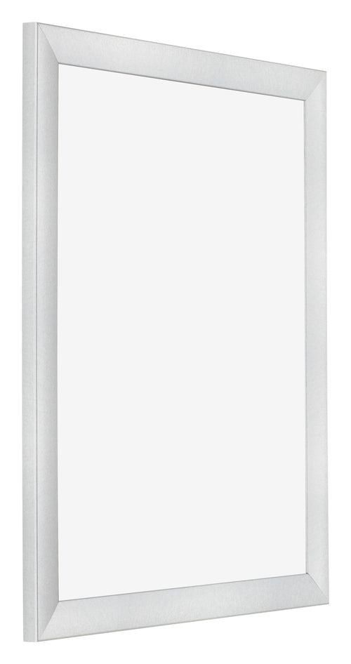 Photo Frame 40x55cm Silver Black Swept MDF Pisa Front Oblique | Yourdecoration.com