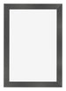 Photo Frame 40x60cm Black Silver Polished MDF Pisa Front | Yourdecoration.com