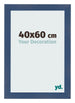 Photo Frame 40x60cm Dark Blue Swept MDF Pisa Front Size | Yourdecoration.com