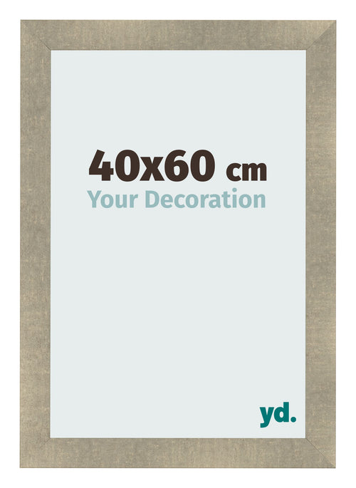 Photo Frame 40x60cm Gold Vintage MDF Pisa Front Size | Yourdecoration.com