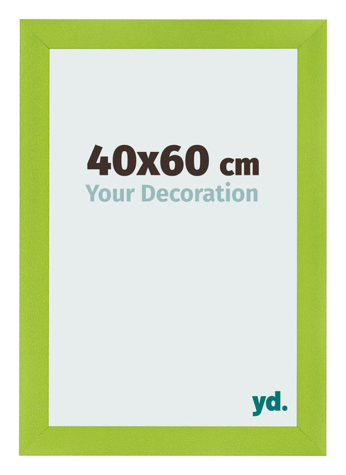 Photo Frame 40x60cm Green MDF Pisa Front Size | Yourdecoration.com