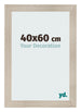Photo Frame 40x60cm Oak Rustic MDF Pisa Front Size | Yourdecoration.com