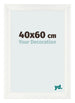 Photo Frame 40x60cm White Vintage MDF Pisa Front Size | Yourdecoration.com