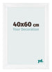 Photo Frame 40x60cm White Vintage MDF Pisa Front Size | Yourdecoration.com