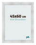 Photo Frame 45x60cm Aluminum Brushed MDF Pisa Front Size | Yourdecoration.com